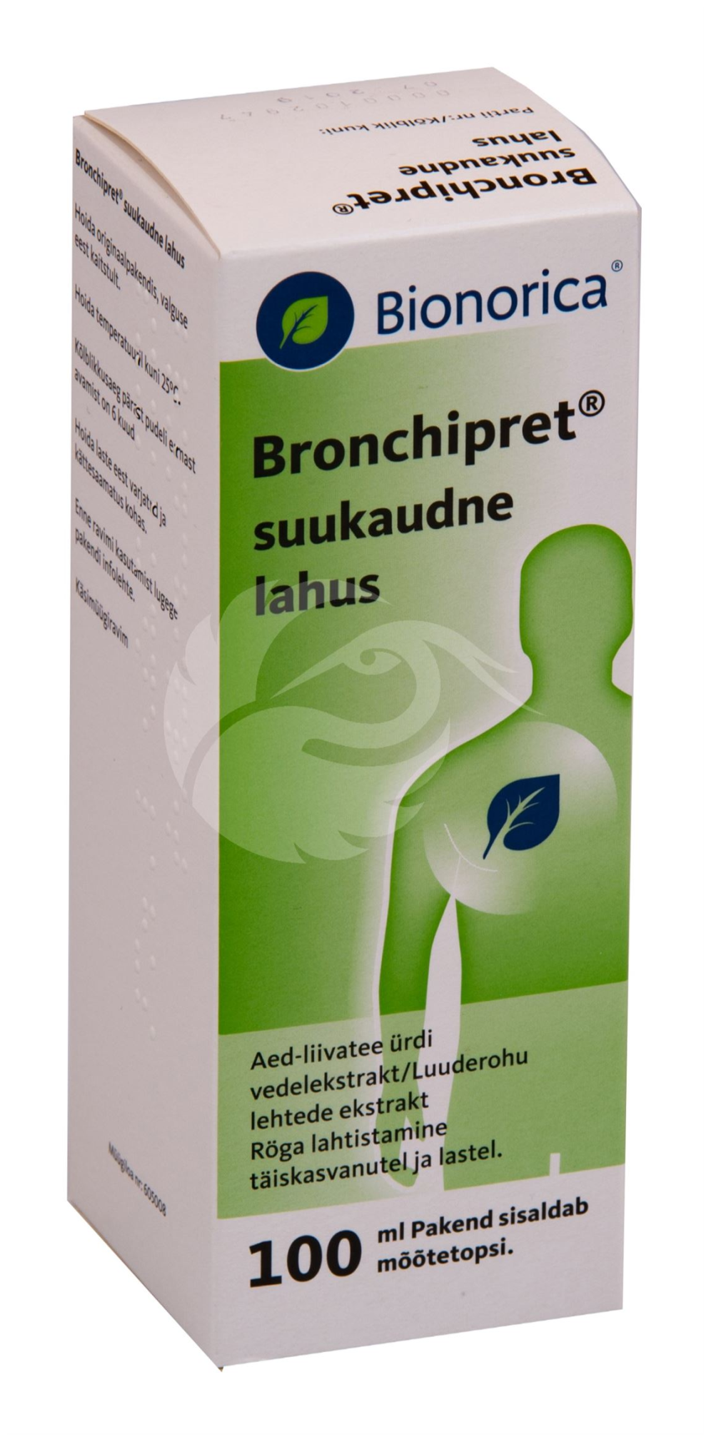 BRONCHIPRET SUUKAUDNE LAHUS 169.49MG+16.95MG/1ML 100ML N1
