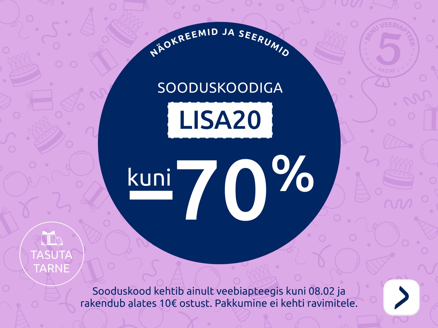 LISA20 näokreemid ja seerumid