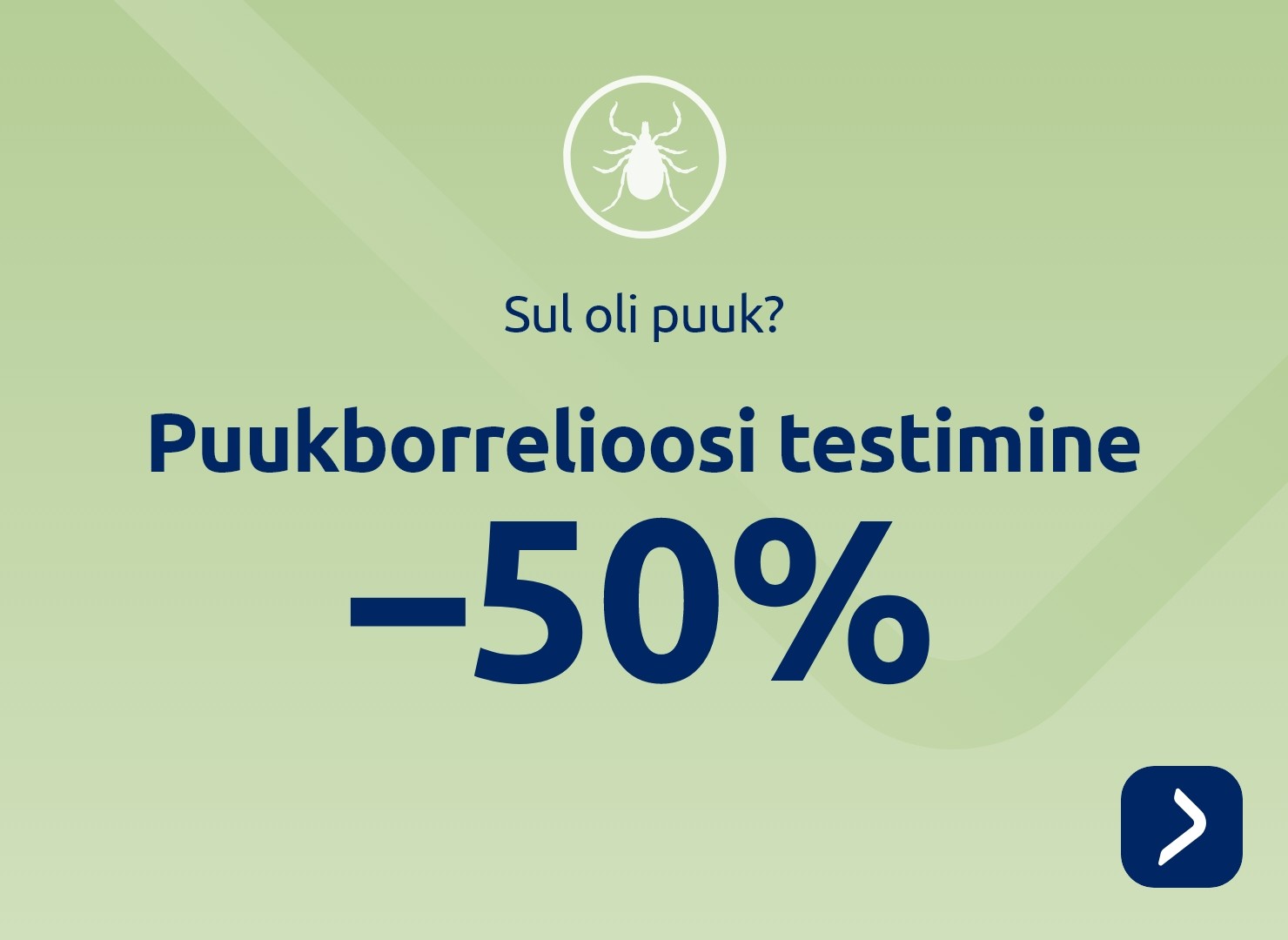 Puukborrelioosi testimine -50%