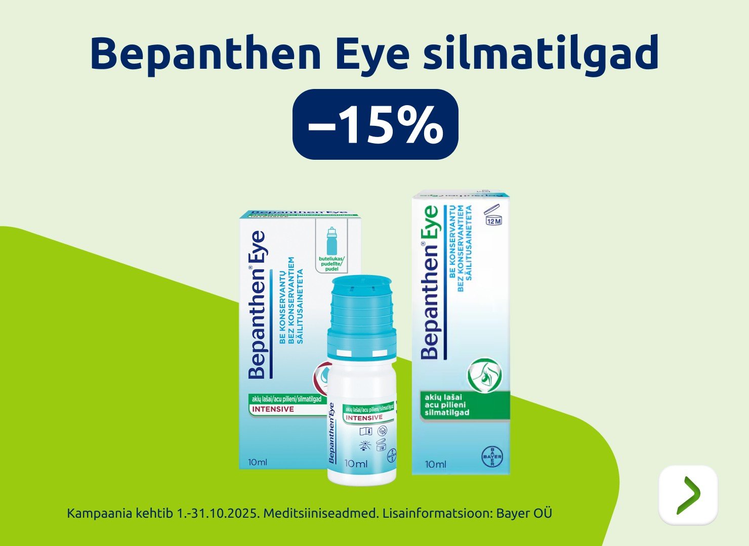 Bepanthen Eye silmatilgad -15%