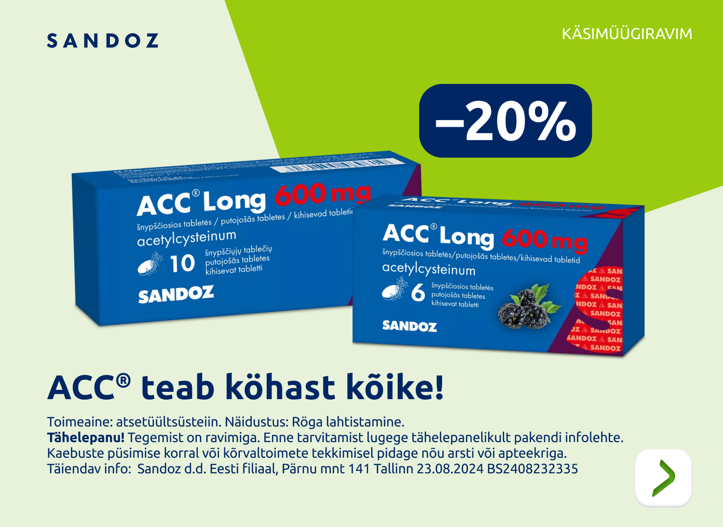 ACC Long -20%