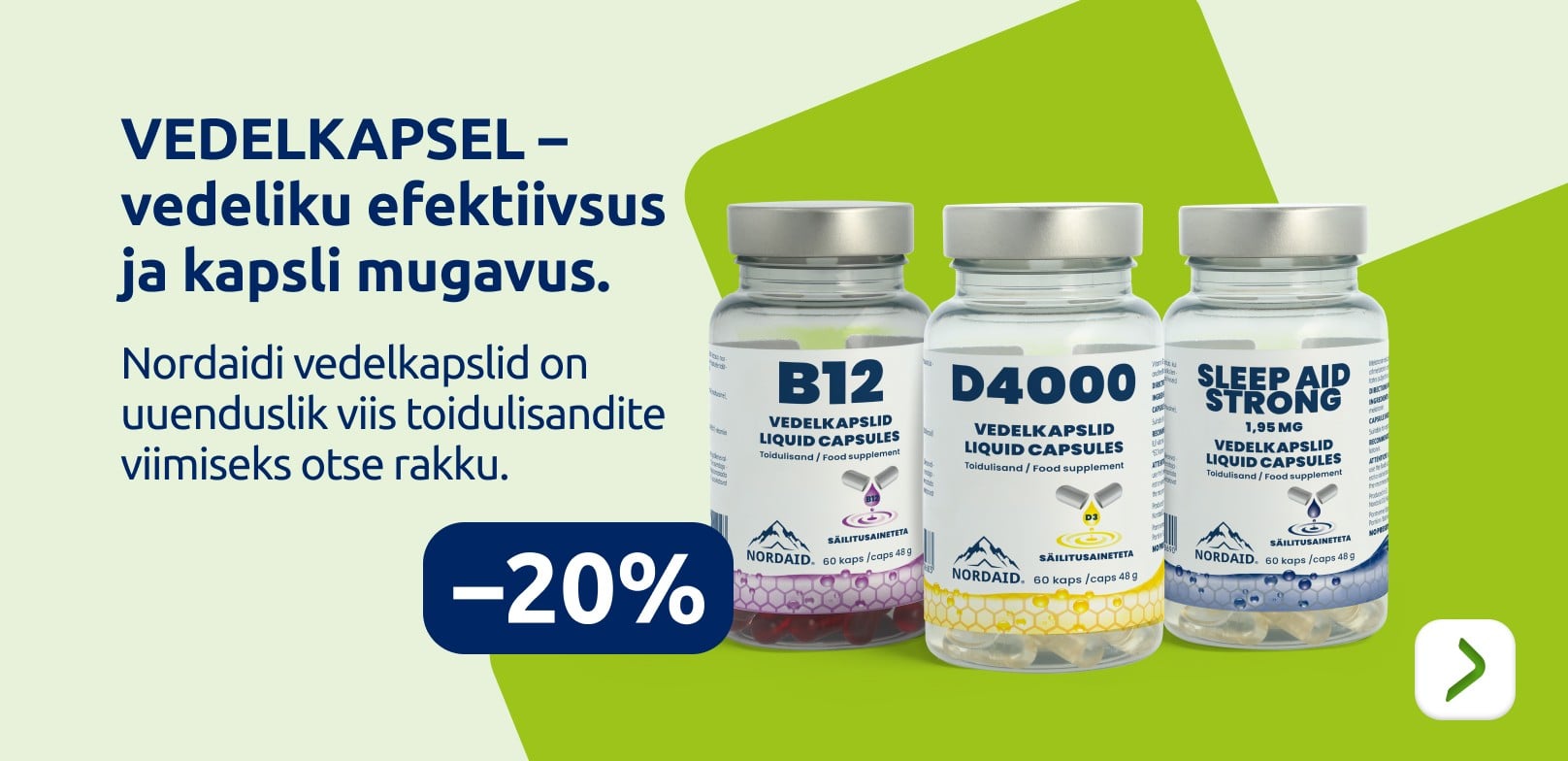 Nordaid vedelkapslid -20%