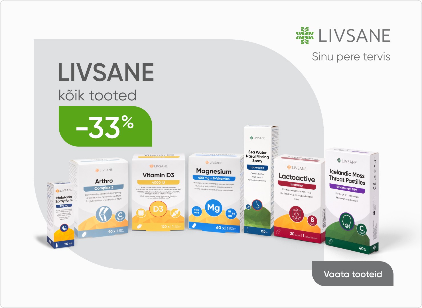 Livsane kõik tooted -33%